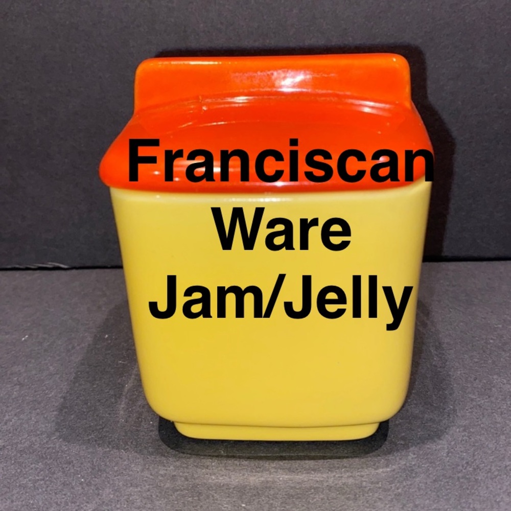 Franciscan Ware Jam/Butter Jar